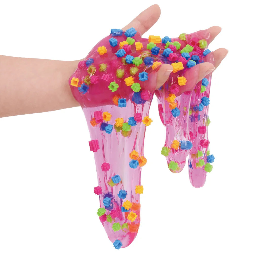 Fluffy Clear Slime Making Kit DIY Crystal Mud Educational Stress Relief Fidget Toy for Kids Party Favors Gift